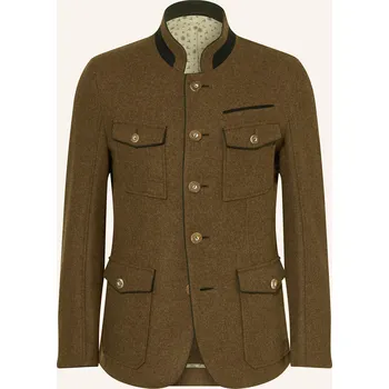 Dámský blejzr Habsburg Pánská Kazajka Adrian, tmavě hnědá / tmavě zelená, 48