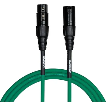 Příslušenství ke zvukové technice Cascha Standard Line Microphone Cable Green 2 m Mikrofonní kabel