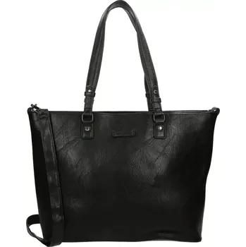 Dámská elegantní kabelka černá - Enrico Benetti Caen 66625 - praktická, stylová, kapsa na notebook 15" | Cooltovka.cz