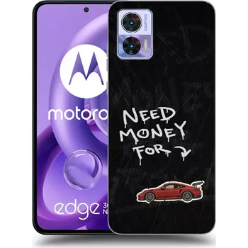 Pouzdro na mobilní telefon Picasee silikonový průhledný obal pro Motorola Edge 30 Neo - Track Mode