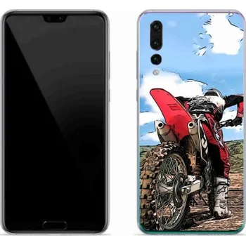 Pouzdro na mobilní telefon Gelový kryt mmCase na mobil Huawei P20 Pro - moto