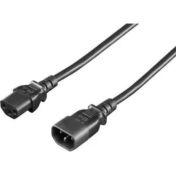 Napájecí kabel Napájecí kabel 1.8m, Černá, A: IEC C14, B: IEC C13, 230 V Rittal