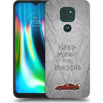 Pouzdro na mobilní telefon Picasee silikonový průhledný obal pro Motorola Moto G9 Play - Garage Scratch