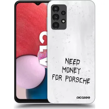 Pouzdro na mobilní telefon Picasee silikonový průhledný obal pro Samsung Galaxy A13 4G A135 - White Fuel