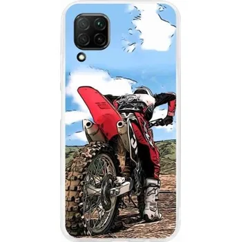 Pouzdro na mobilní telefon Gelový kryt mmCase na mobil Huawei P40 Lite - moto