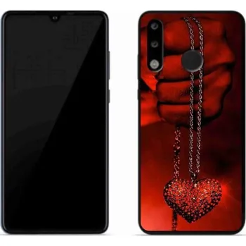 Pouzdro na mobilní telefon Gelový kryt mmCase na mobil Huawei P30 Lite - náhrdelník