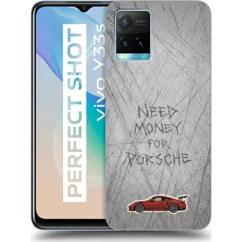 Pouzdro na mobilní telefon Picasee silikonový černý obal pro Vivo Y33s - Garage Scratch