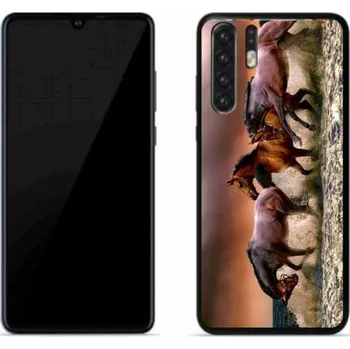 Pouzdro na mobilní telefon Gelový obal mmCase na mobil Huawei P30 Pro - koně 1