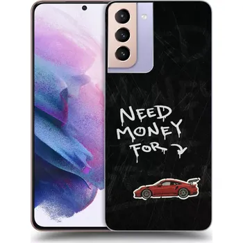 Pouzdro na mobilní telefon Picasee silikonový průhledný obal pro Samsung Galaxy S21+ 5G G996F - Track Mode