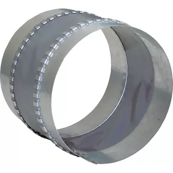 Stavební materiál 86130 Vnitřní pružná spojka/tlumič z pozinkované oceli a vyztužené nylonové textilie, 355 mm DALAP FCG 355