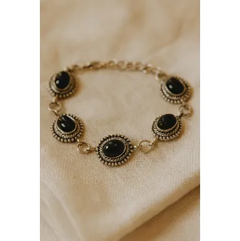 Náramek Vintage náramek - černý