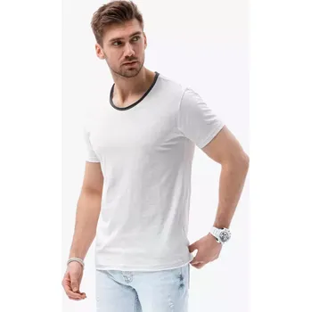 Pánské tričko Pánské triko OMBRE OM-TSCT-22SS-004 ECRU XXL