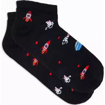 Pánské ponožky Ponožky OMBRE U177 BLACK/RED 39/42