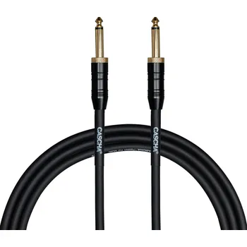 Cascha Professional Line Guitar Cable Black 3 m Rovný - Rovný Nástrojový kabel