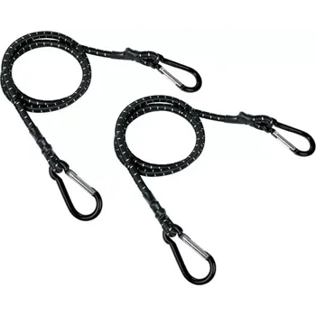 Upínací popruh Gumové lano upínací s karabinkou 2 x 100 cm100 cm