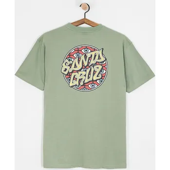 Pánské oblečení Santa Cruz Salba Eyes Dot (moon rock) S, zelená