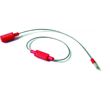 Lanko pro jízdní kolo Deltalock spojovací lanko pro označení k řetězovým nebo textilním úvazkem25 cm Žlutá