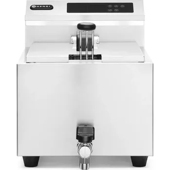 fritéza Elektrická fritéza Mastercook s digitálním panelem a vypouštěcím kohoutkem - 8 l