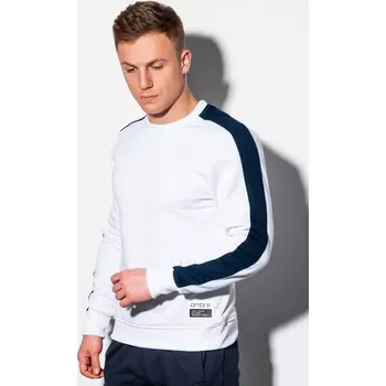 Pánská mikina Pánská mikina OMBRE OM-SSNZ-22FW-010 WHITE XXL