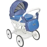 Dětský kočárek pro panenky Jasmine Kids Elegance modrý 2025