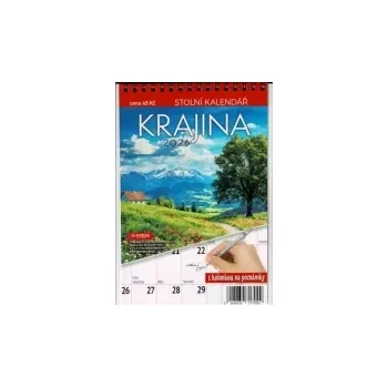 Kalendář Stolní kalendář 2026 Krajina A5