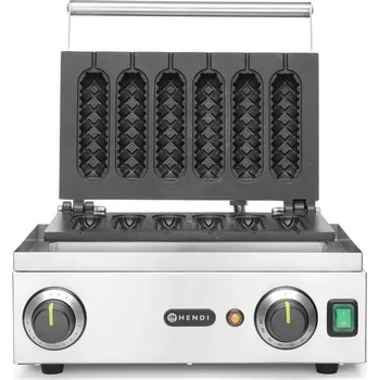 Elektrický vaflovač s kukuřičným psem HENDI 212189