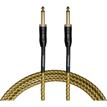 Příslušenství ke zvukové technice Cascha Professional Line Guitar Cable Natural 6 m Rovný - Rovný Nástrojový kabel
