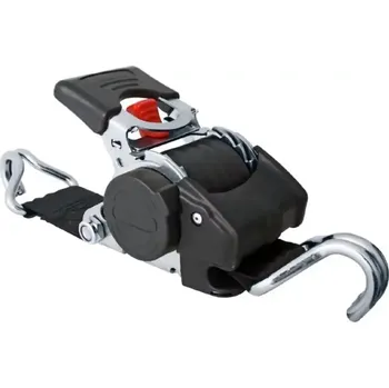 Upínací popruh Samonavíjecí upínací pás Rollo s dvojitým hákem, nosnost 500 kg,500 3 m 25 mm