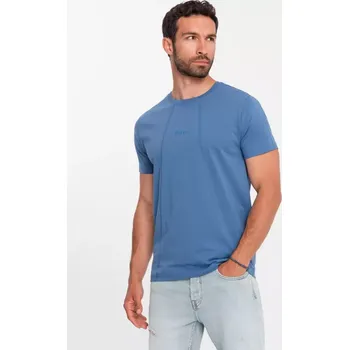 Pánské tričko Pánské triko OMBRE OM-TSCT-0170 DARK BLUE XXL