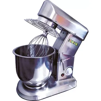 Hnětač těsta Planetární mixér, hnětač 5l s pohyblivou hlavou, 0.5kW, 230 V