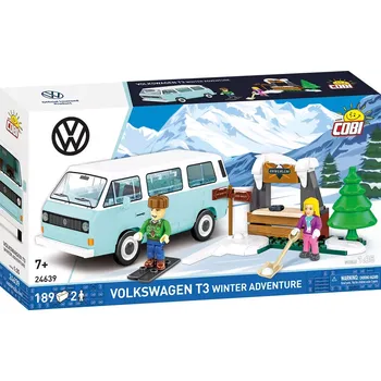 Stavebnice COBI Automobil Volkswagen T3 Zimní dobrodružství COBI 24639 - Action Town 1:35