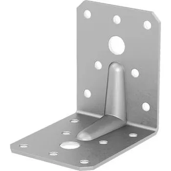 Tesařské kování GH úhelníková spojka s žebrem 55/70S, nerez A4