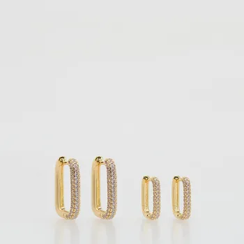 Čepice Reserved - Sada náušnic - zlatý - 517FD-GLD - 517FD-GLD-ONE