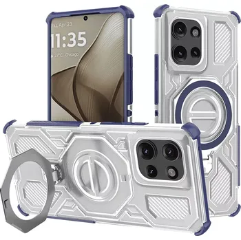 Pouzdro na mobilní telefon Kryt Motorola EDGE 50, Carbon Shield PRO, blue