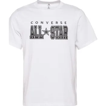 Pánské tričko Pánské tričko Converse ARCH ALL STAR TEE M Bílá, Černá