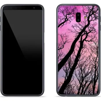 Pouzdro na mobilní telefon Gelový obal mmCase na mobil Samsung Galaxy J6 Plus - opadané stromy