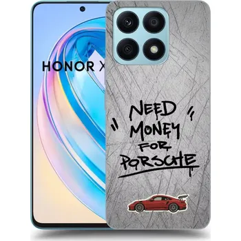 Pouzdro na mobilní telefon Picasee silikonový průhledný obal pro Honor X8a - Grey Drift