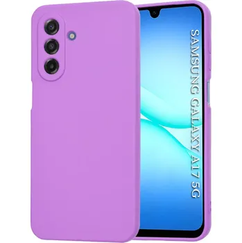 Pouzdro na mobilní telefon Kryt Samsung Galaxy A17 4G/5G Techsuit SoftFlex - purple