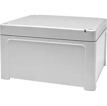 Rozvaděč Univerzální skříň IP65 barva Šedá Polykarbonát 130 x 130 x 75mm Polyuretan