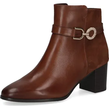 Dámská zdravotní obuv Dámská kotníková obuv 9-25302-45-313 Caprice hnědá Barva: cognac comb, Velikost: 40