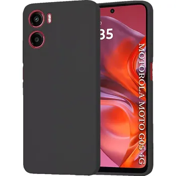 Pouzdro na mobilní telefon Kryt Motorola Moto G05 / E15, SoftFlex - black