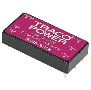 Měnič napětí DC-DC převodník 40W, výstup: 15V dc 2.67A 1.5kV dc, Vin 18 → 36 V DC