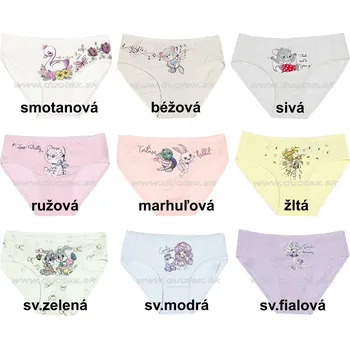 Dámské spodní prádlo EVONA Kalhotky K840 Barva: ružová, Velikost: 134