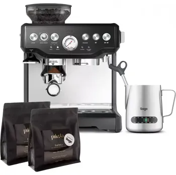 Káva Espresso SAGE BES875BKS + 500 g Káva Pikola