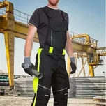 Kalhoty s laclem NEON černo-žluté54