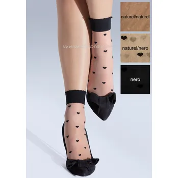 Dámské ponožky KNITTEX Dámské ponožky Cuori20 Barva: naturel-naturel, Velikost: 35-41(23-27)