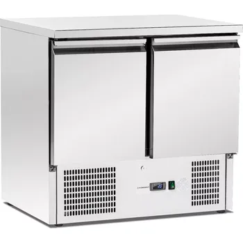 Chladicí stůl 2-dveřový 257 l, bez lemu, se spodní jednotkou