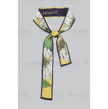 Šátek Aradesa Hedvábný šátek Noir-16