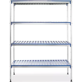 regál Hliníkový skladovací regál HENDI 812273