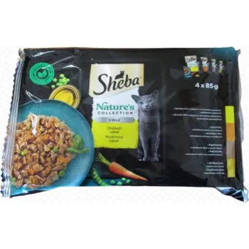 Krmivo pro kočku Sheba Collection Nature´s 4 x 85g kaps.drůbeží výběr v želé